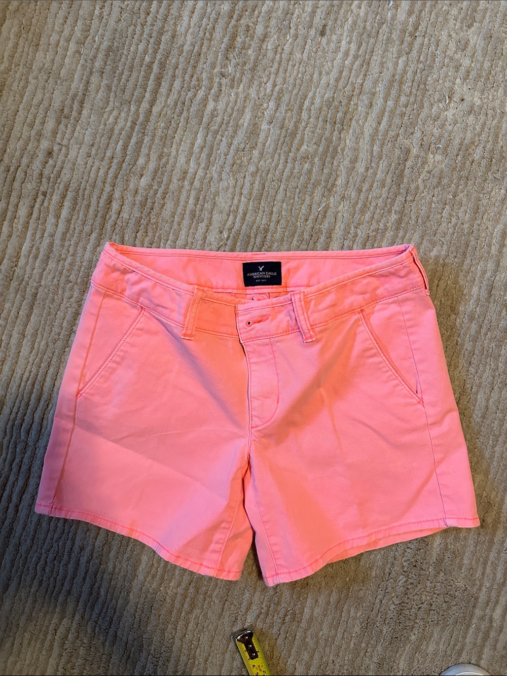 American Eagle Outfitters Neon Pink Women's Bermuda Shorts